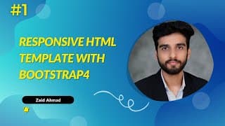 HTML5 Template using Bootstrap4 in Urdu | Hindi