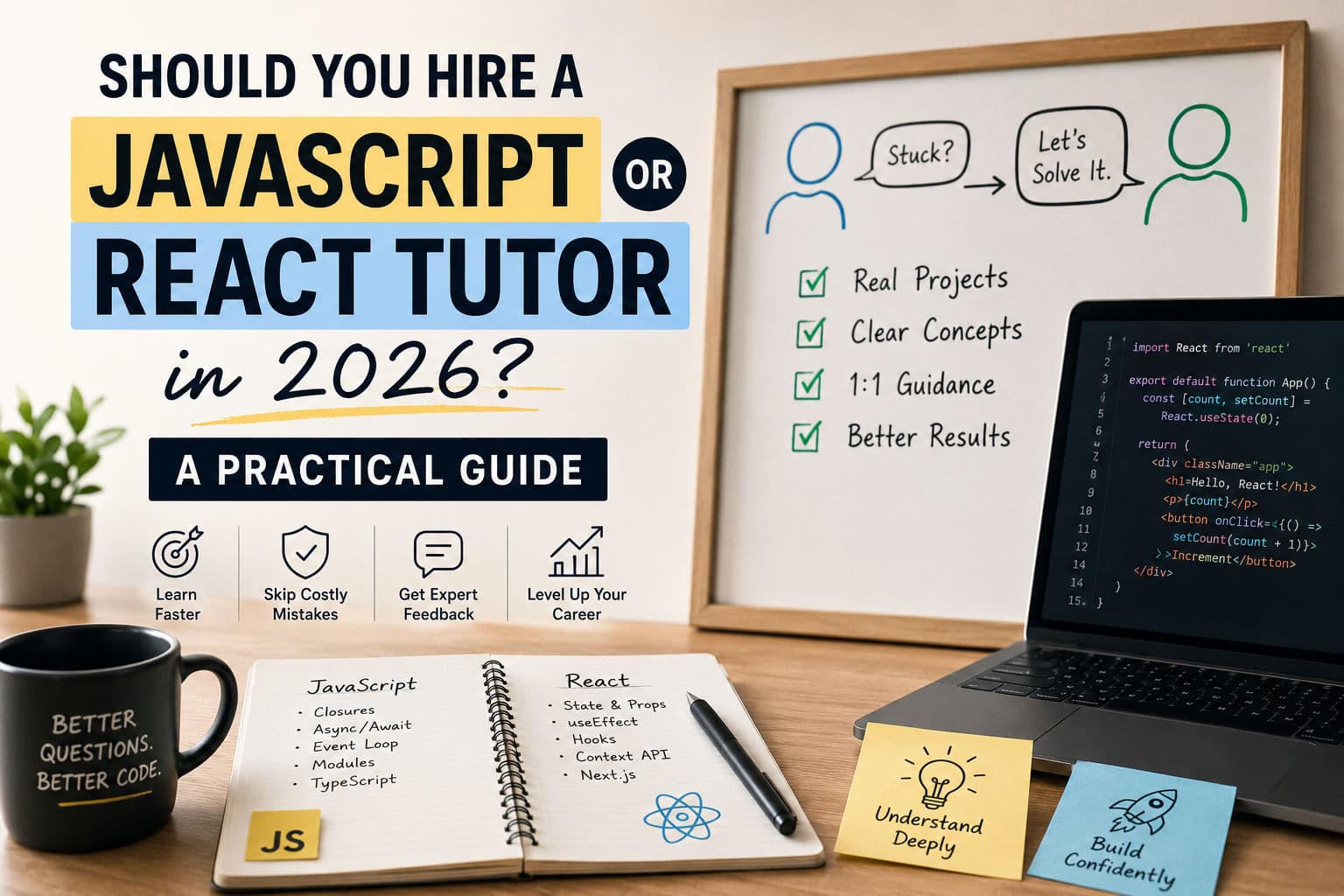Should you hire a JavaScript or React tutor in 2026 — a practical guide