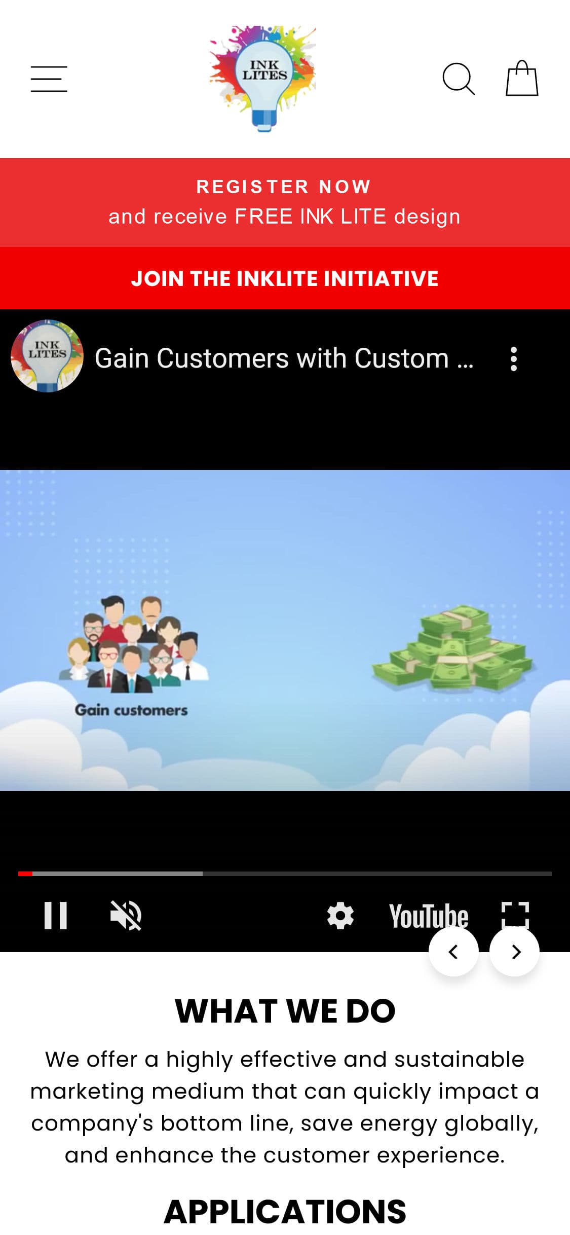 INKLITES website screenshot
